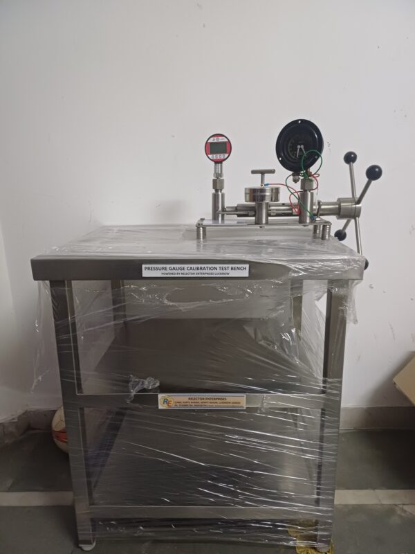 Pressure Gauge Calibration Test Bench
