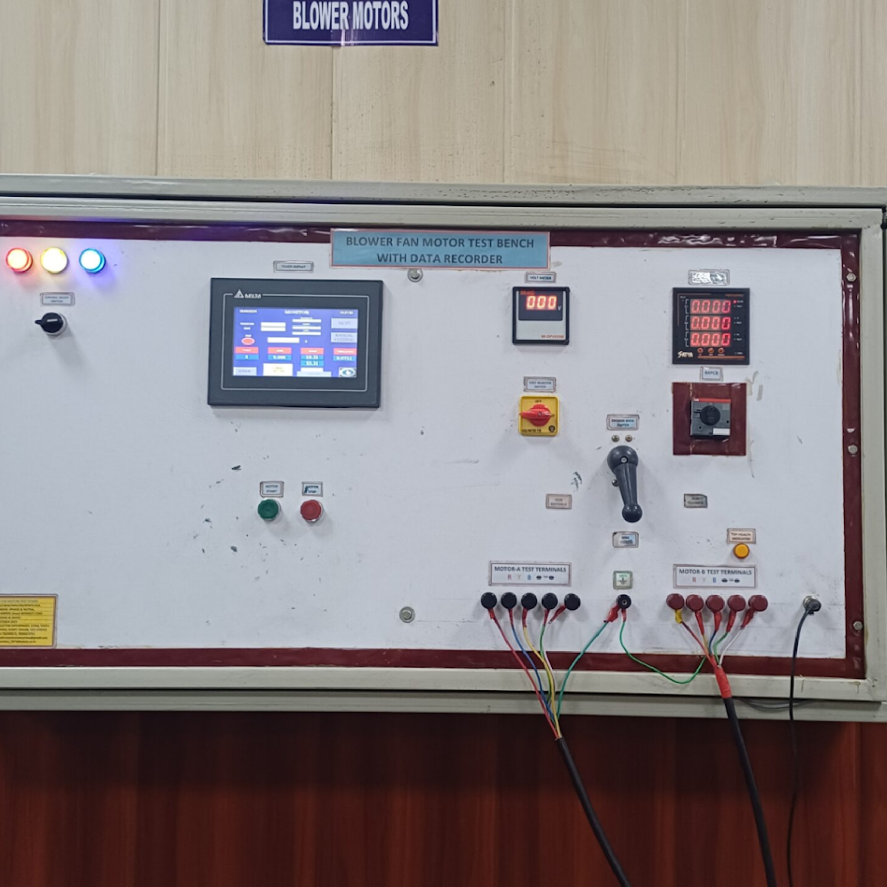 Condensor Motor Test Bench